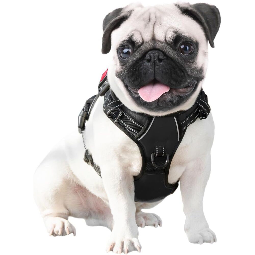 PHOEPET Reflective Dog Harness Large Adjustable No Pull Vest with Handle